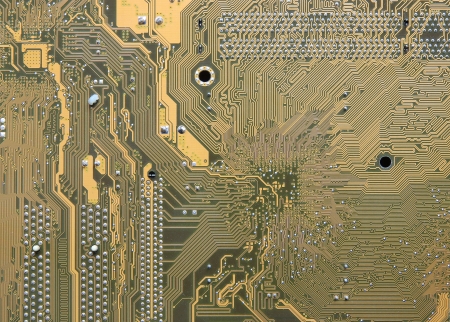 Components from the computer on the microcircuit by the closeup.の写真素材