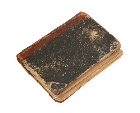 The old book isolated on a white background.の写真素材