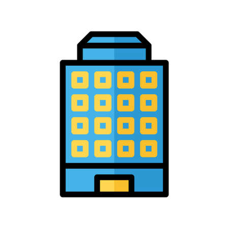 illustration vector icon building flat line style collection vector. More items by vector squad
 More items by vector squadのイラスト素材