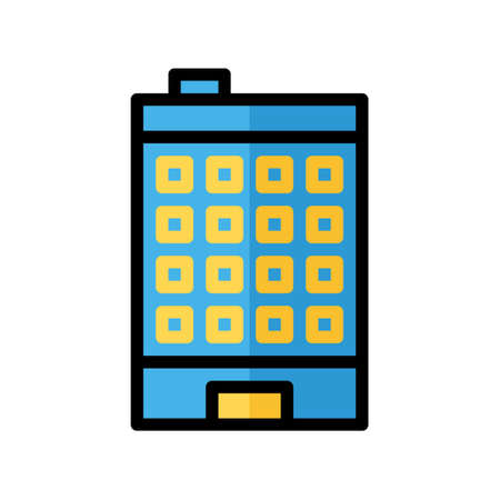 illustration vector icon building flat line style collection vector. More items by vector squad
 More items by vector squadのイラスト素材