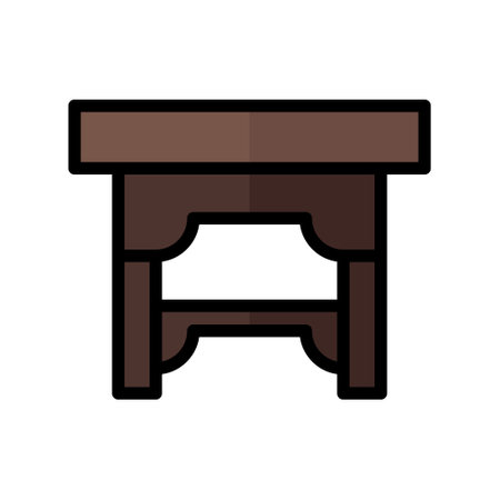 illustration vector icon table flat line style collection vector. More items by vector squad More items by vector squad. pixel perfect.のイラスト素材