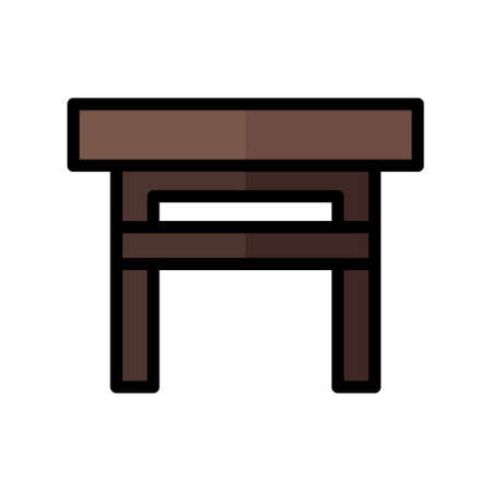 illustration vector icon table flat line style collection vector. More items by vector squad More items by vector squad. pixel perfect.のイラスト素材
