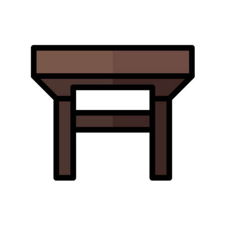 illustration vector icon table flat line style collection vector. More items by vector squad More items by vector squad. pixel perfect.のイラスト素材
