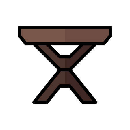 illustration vector icon table flat line style collection vector. More items by vector squad More items by vector squad. pixel perfect.のイラスト素材