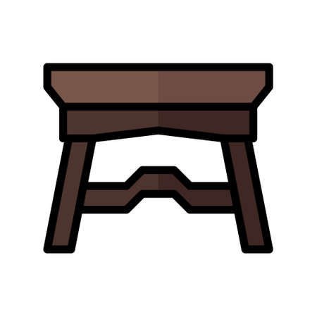 illustration vector icon table flat line style collection vector. More items by vector squad More items by vector squad. pixel perfect.のイラスト素材