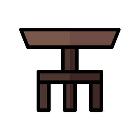 illustration vector icon table flat line style collection vector. More items by vector squad More items by vector squad. pixel perfect.のイラスト素材