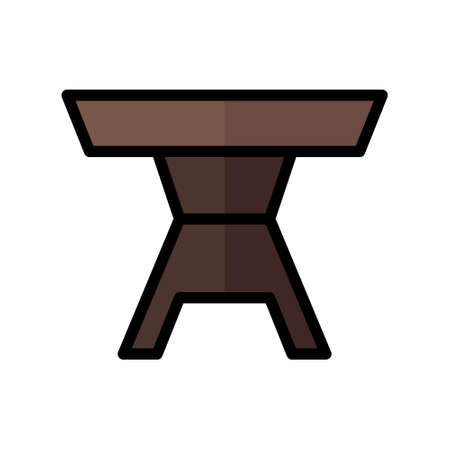 illustration vector icon table flat line style collection vector. More items by vector squad More items by vector squad. pixel perfect.のイラスト素材