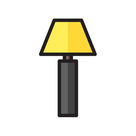 illustration vector icon lamp flat line style collection vector. More items by vector squad
 More items by vector squad. pixel perfect.のイラスト素材