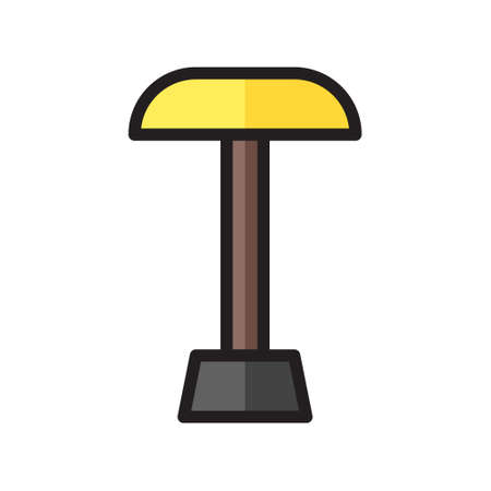 illustration vector icon lamp flat line style collection vector. More items by vector squad
 More items by vector squad. pixel perfect.のイラスト素材