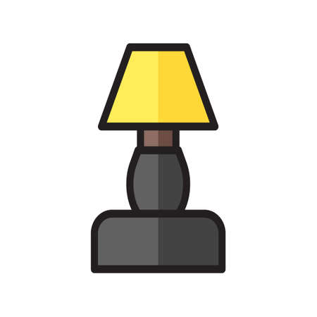 illustration vector icon lamp flat line style collection vector. More items by vector squad
 More items by vector squad. pixel perfect.のイラスト素材