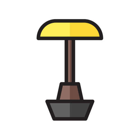 illustration vector icon lamp flat line style collection vector. More items by vector squad
 More items by vector squad. pixel perfect.のイラスト素材