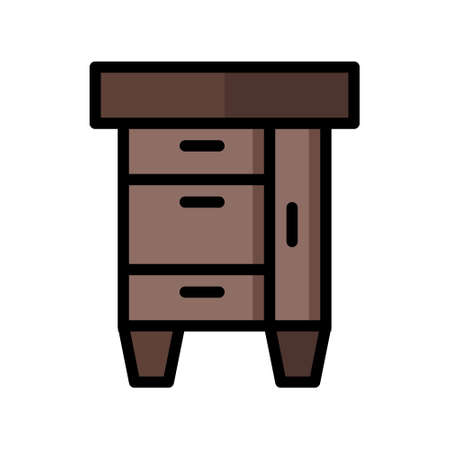 illustration vector icon wardrobe flat line style collection vector. More items by vector squad
 More items by vector squad. pixel perfect.のイラスト素材