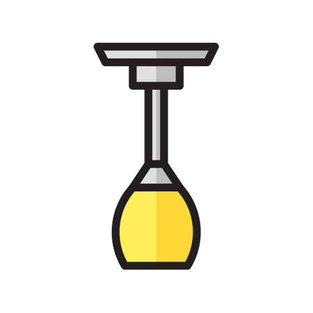 illustration vector chandelier flat line style collection vector. More items by vector squad
 More items by vector squad. pixel perfect.のイラスト素材