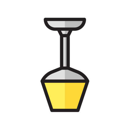 illustration vector chandelier flat line style collection vector. More items by vector squad
 More items by vector squad. pixel perfect.のイラスト素材