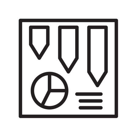 illustration vector icon bussines plan. presentation line style collection vector. More items by vector squadのイラスト素材