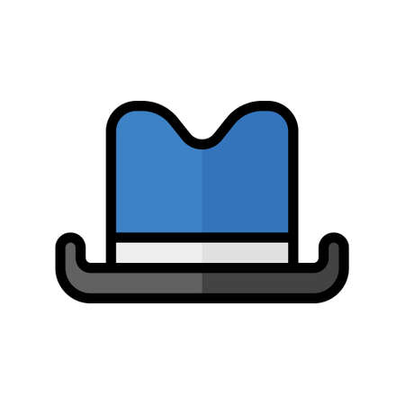 illustration vector hat flat line style collection vector. More items by vector squad
 More items by vector squad. pixel perfect.のイラスト素材