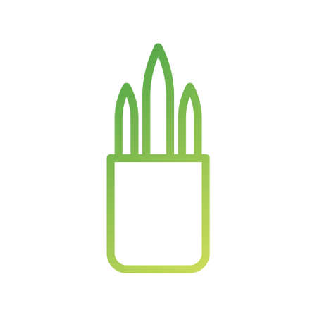 illustration vector plant gradient line style. More items by vector squad. pixel perfect.のイラスト素材