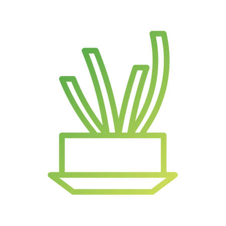 illustration vector plant gradient line style. More items by vector squad. pixel perfect.のイラスト素材