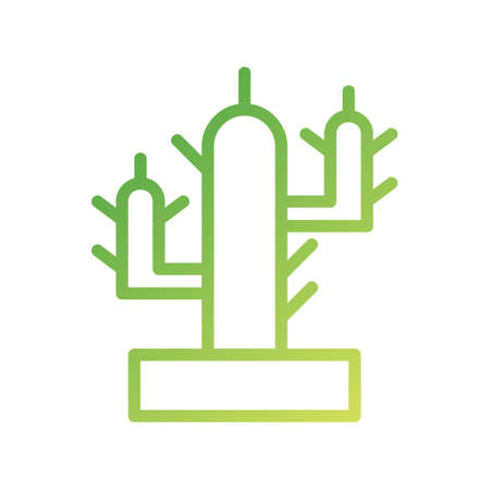 illustration vector plant gradient line style. More items by vector squad. pixel perfect.のイラスト素材