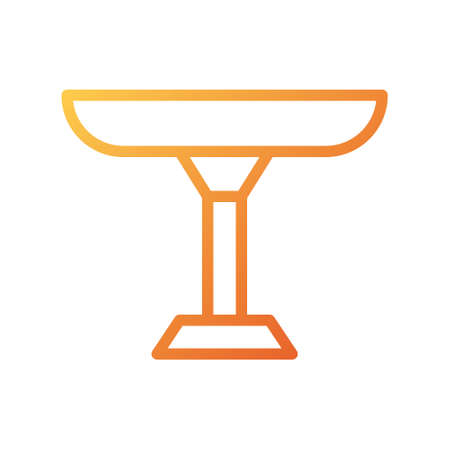 illustration vector and logo table gradient style. icon on white background. Icon sign from modern collection for mobile concept and web apps design. Nice design perfect.のイラスト素材