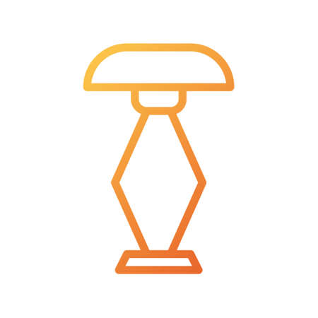 illustration vector and logo lamp gradient style. icon on white background. Icon sign from modern collection for mobile concept and web apps design. Nice design perfect.のイラスト素材