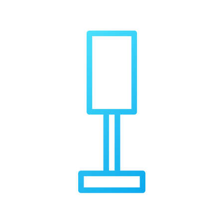illustration vector and logo glass gradient line style. icon on white background. Icon sign from modern collection for mobile concept and web apps design. Nice design perfect.のイラスト素材