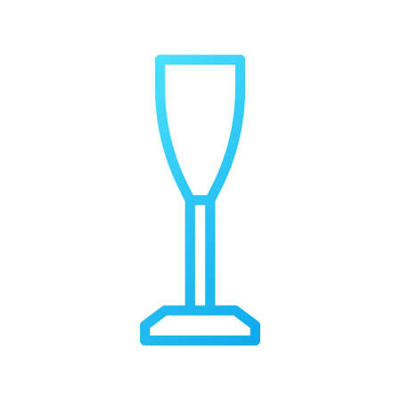 illustration vector and logo glass gradient line style. icon on white background. Icon sign from modern collection for mobile concept and web apps design. Nice design perfect.のイラスト素材