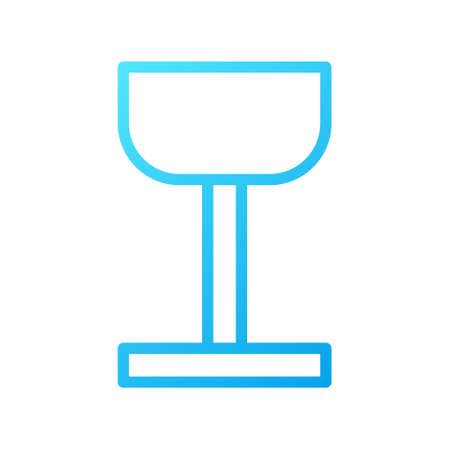 illustration vector and logo glass gradient line style. icon on white background. Icon sign from modern collection for mobile concept and web apps design. Nice design perfect.のイラスト素材