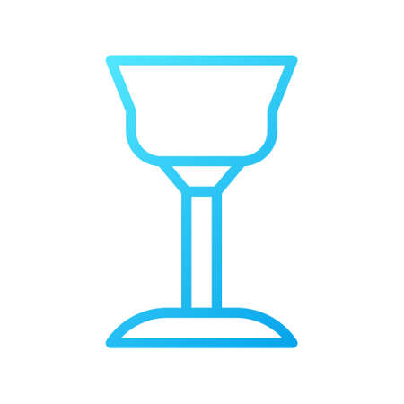 illustration vector and logo glass gradient line style. icon on white background. Icon sign from modern collection for mobile concept and web apps design. Nice design perfect.のイラスト素材