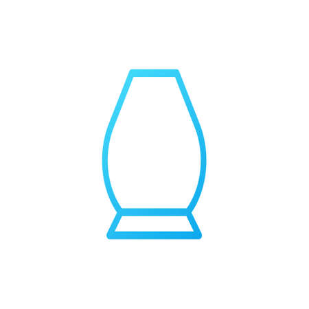 illustration vector and logo glass gradient line style. icon on white background. Icon sign from modern collection for mobile concept and web apps design. Nice design perfect.のイラスト素材