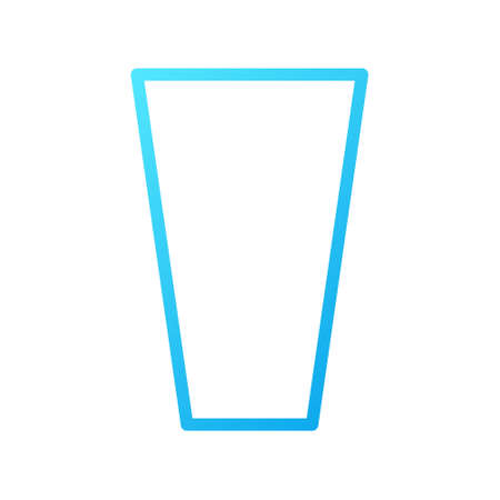 illustration vector and logo glass gradient line style. icon on white background. Icon sign from modern collection for mobile concept and web apps design. Nice design perfect.のイラスト素材