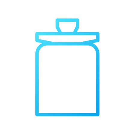 illustration vector and logo glass gradient line style. icon on white background. Icon sign from modern collection for mobile concept and web apps design. Nice design perfect.のイラスト素材