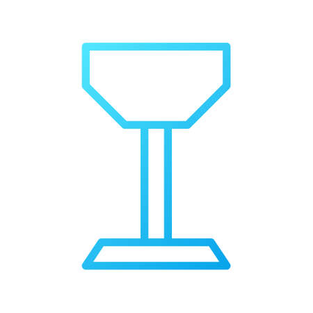 illustration vector and logo glass gradient line style. icon on white background. Icon sign from modern collection for mobile concept and web apps design. Nice design perfect.のイラスト素材