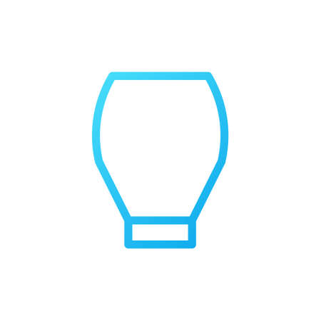 illustration vector and logo glass gradient line style. icon on white background. Icon sign from modern collection for mobile concept and web apps design. Nice design perfect.のイラスト素材