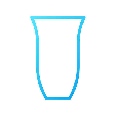 illustration vector and logo glass gradient line style. icon on white background. Icon sign from modern collection for mobile concept and web apps design. Nice design perfect.のイラスト素材