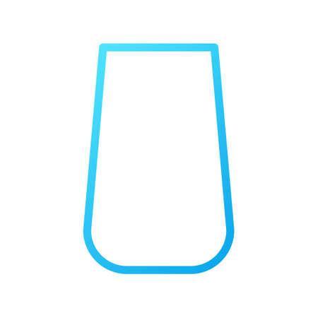 illustration vector and logo glass gradient line style. icon on white background. Icon sign from modern collection for mobile concept and web apps design. Nice design perfect.のイラスト素材