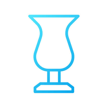 illustration vector and logo glass gradient line style. icon on white background. Icon sign from modern collection for mobile concept and web apps design. Nice design perfect.のイラスト素材