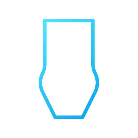 illustration vector and logo glass gradient line style. icon on white background. Icon sign from modern collection for mobile concept and web apps design. Nice design perfect.のイラスト素材