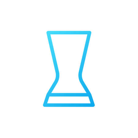 illustration vector and logo glass gradient line style. icon on white background. Icon sign from modern collection for mobile concept and web apps design. Nice design perfect.のイラスト素材