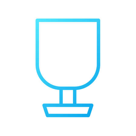 illustration vector and logo glass gradient line style. icon on white background. Icon sign from modern collection for mobile concept and web apps design. Nice design perfect.のイラスト素材