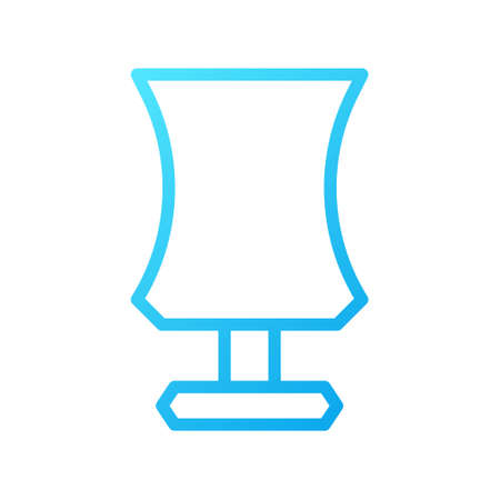 illustration vector and logo glass gradient line style. icon on white background. Icon sign from modern collection for mobile concept and web apps design. Nice design perfect.のイラスト素材