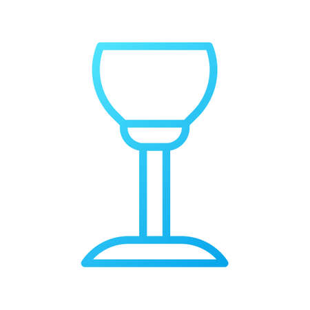illustration vector and logo glass gradient line style. icon on white background. Icon sign from modern collection for mobile concept and web apps design. Nice design perfect.のイラスト素材
