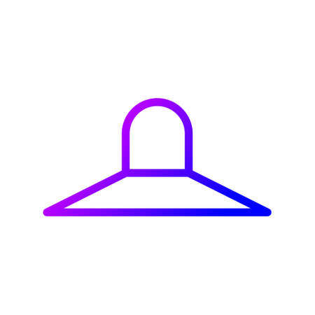 illustration vector and logo hat gradient line style. icon on white background. Icon sign from modern collection for mobile concept and web apps design. Nice design perfect.のイラスト素材