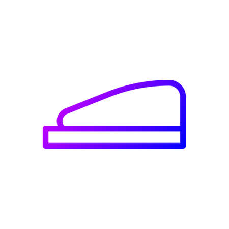 illustration vector and logo hat gradient line style. icon on white background. Icon sign from modern collection for mobile concept and web apps design. Nice design perfect.のイラスト素材