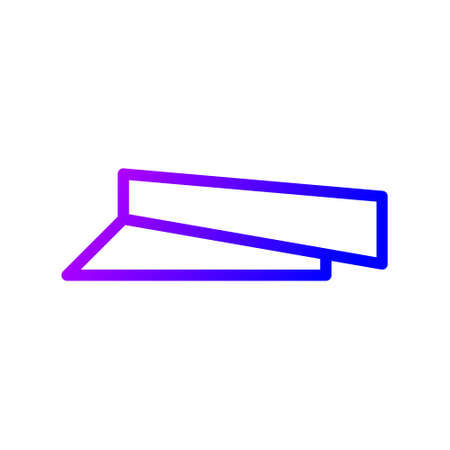 illustration vector and logo hat gradient line style. icon on white background. Icon sign from modern collection for mobile concept and web apps design. Nice design perfect.のイラスト素材