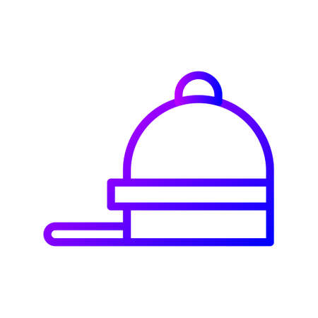 illustration vector and logo hat gradient line style. icon on white background. Icon sign from modern collection for mobile concept and web apps design. Nice design perfect.のイラスト素材