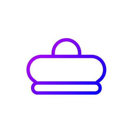 illustration vector and logo hat gradient line style. icon on white background. Icon sign from modern collection for mobile concept and web apps design. Nice design perfect.のイラスト素材