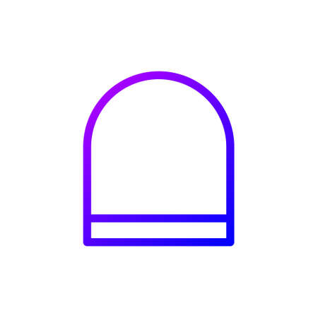 illustration vector and logo hat gradient line style. icon on white background. Icon sign from modern collection for mobile concept and web apps design. Nice design perfect.のイラスト素材