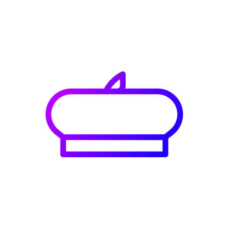 illustration vector and logo hat gradient line style. icon on white background. Icon sign from modern collection for mobile concept and web apps design. Nice design perfect.のイラスト素材