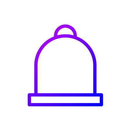 illustration vector and logo hat gradient line style. icon on white background. Icon sign from modern collection for mobile concept and web apps design. Nice design perfect.のイラスト素材